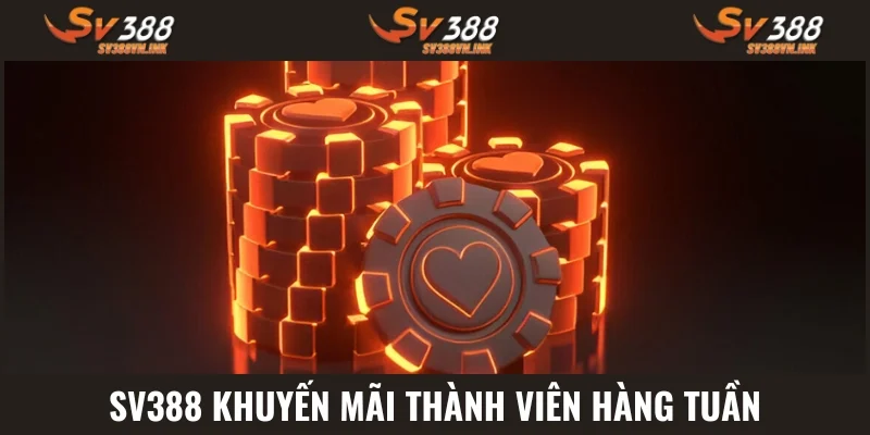Mã quà tặng hàng tuần là khuyến mãi SV388 tuyệt đỉnh