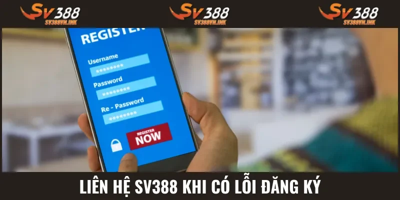 Lỗi khi mở tài khoản tại điểm cược